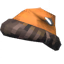 Cappello arancione stravagante